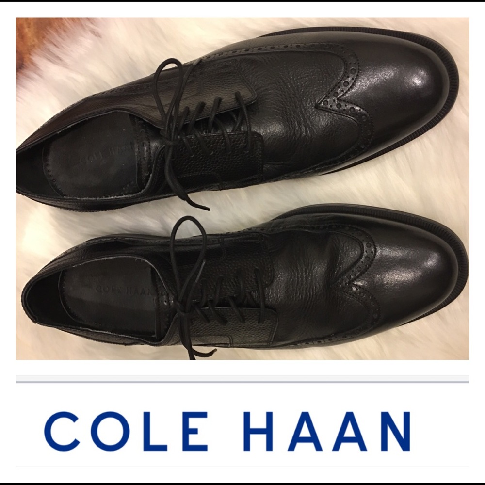 Cole Haan Black Leather Shoes
